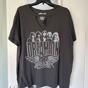 Aerosmith official tee. Dream On. Gray, Size 4x.